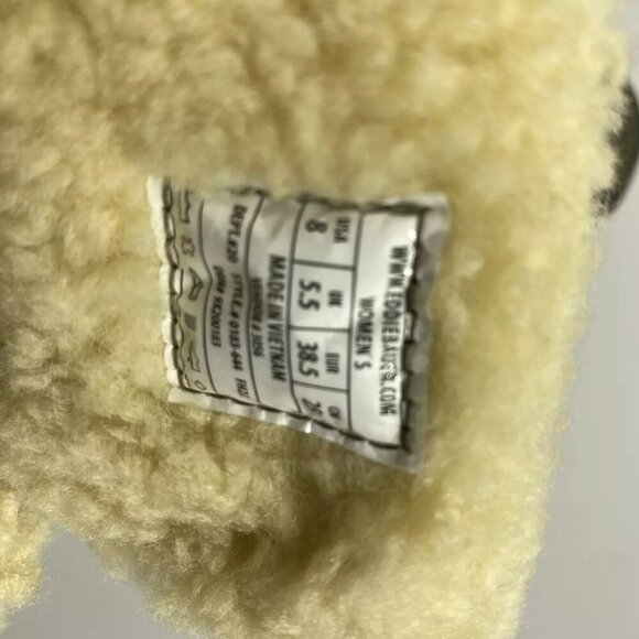 NEW EDDIE BAUER  Rainier Mid Boots Size 8M Waterproof Ankle Warm Green Leather - Picture 8 of 8